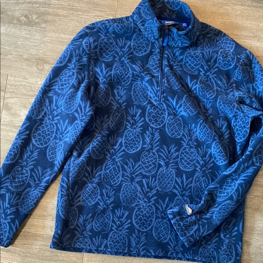 Blue Pineapple Pattern Pullover Chubbies Large - image 1